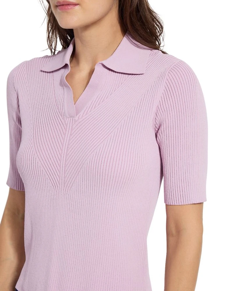 Kenzie Rib Knit Polo