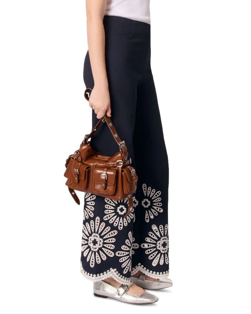 Crochet Detail Trousers