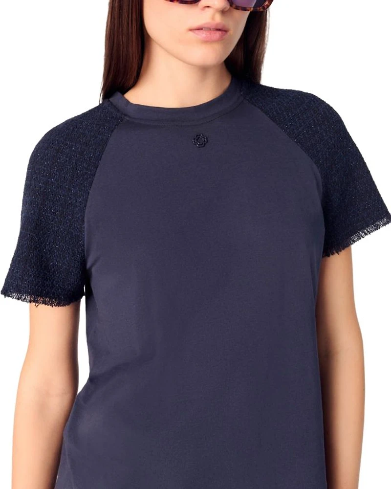 Tweed Short Sleeved Tee