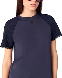 Tweed Short Sleeved Tee