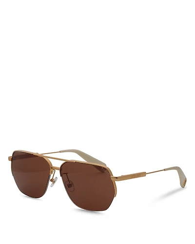 Jacquemus Aviador Aviator Sunglasses, 64mm