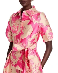 Floral Embossed Dress