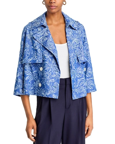 Elijah Cropped Trench Jacket