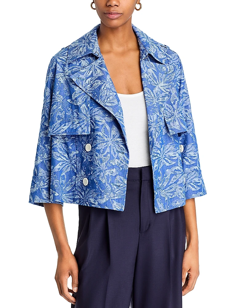 Derek Lam 10 Crosby Elijah Cropped Trench Jacket