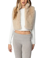 Edikted Cassandra Faux Fur Vest