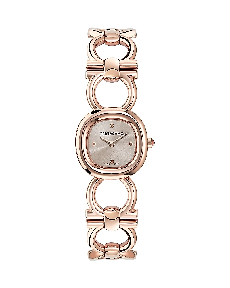 Ferragamo Double Gancini Watch, 25mm