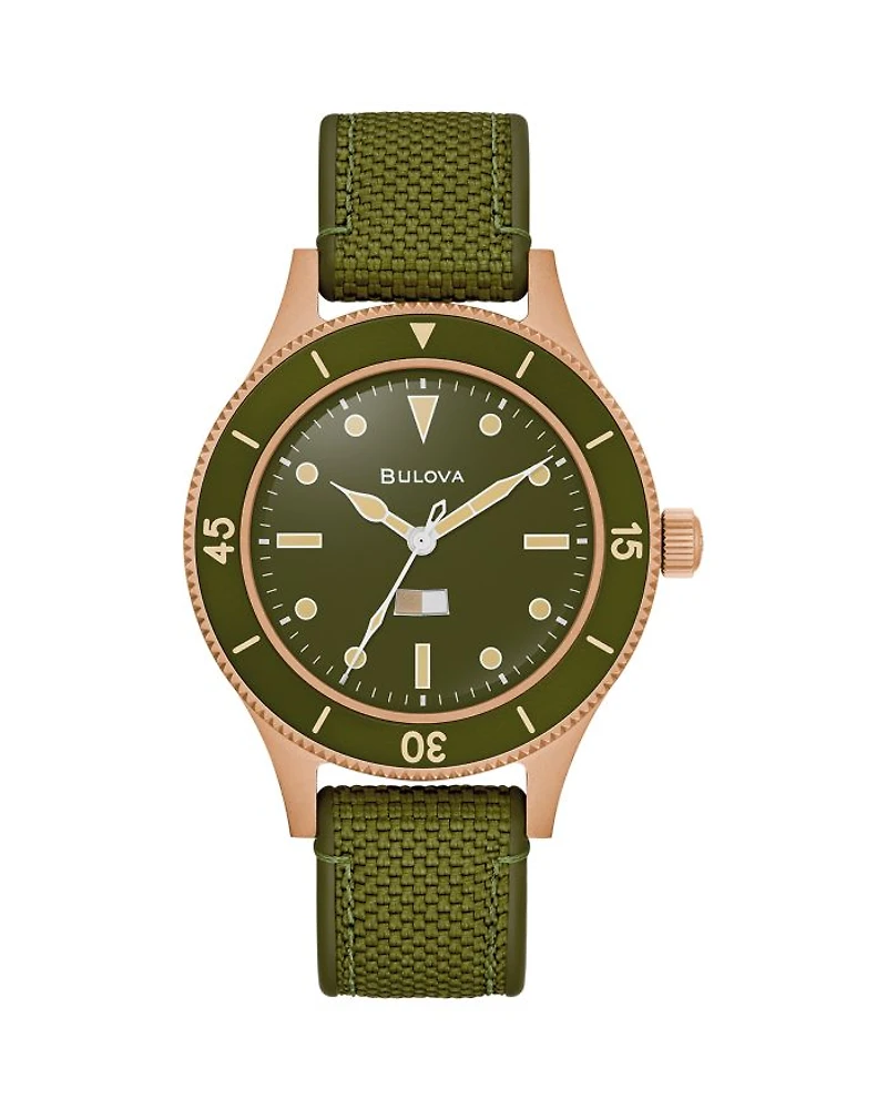 Mil-Ships Bronze Watch, 41mm