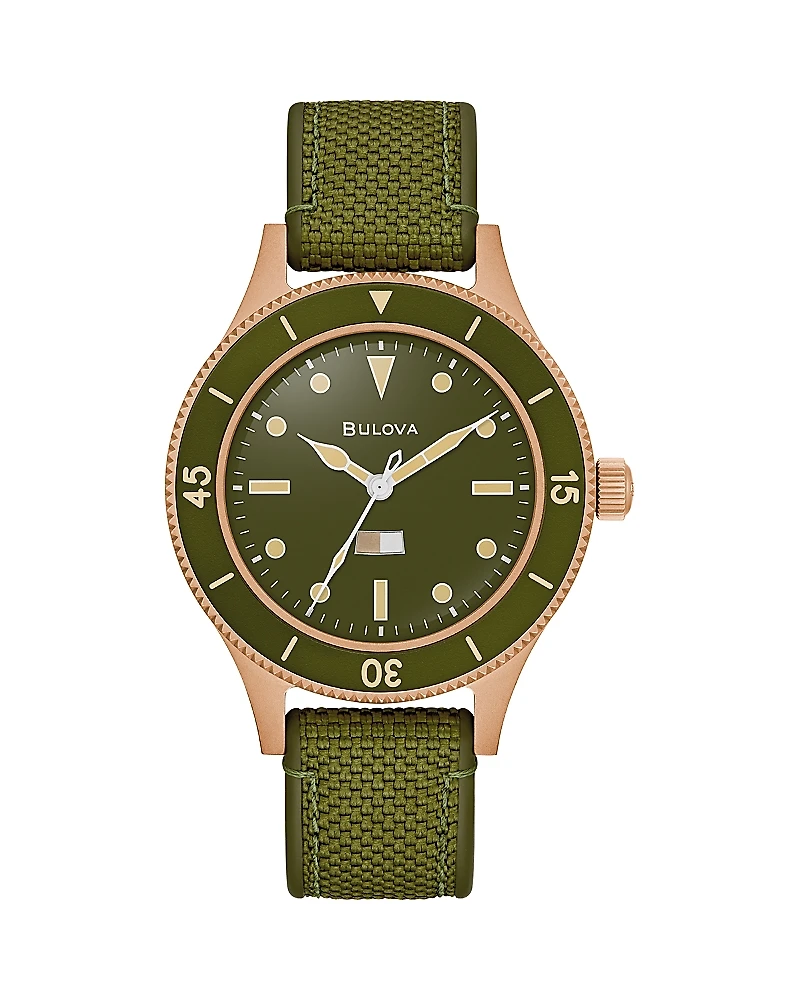 Bulova Mil-Ships Bronze Watch, 41mm