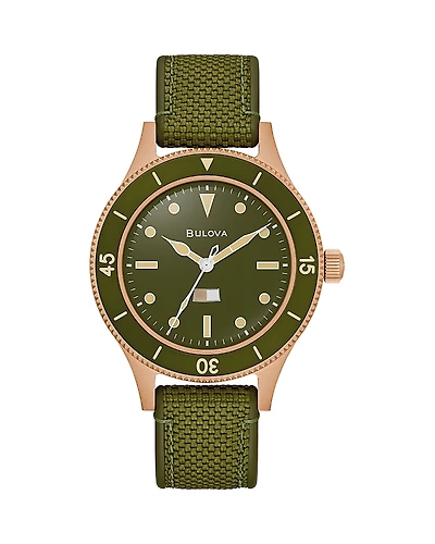 Bulova Mil-Ships Bronze Watch, 41mm