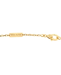 Magic Alhambra Long Necklace 18K Gold and Mother of Pearl