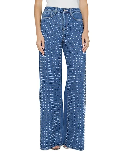 Quincy High Rise Wide Leg Jeans Glendora