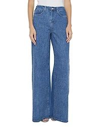 Quincy High Rise Wide Leg Jeans Glendora