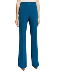 BETH Stretch Techno Crepe Flared Pant