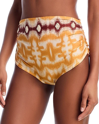 Juan De Dios Victoria Printed Swim Bikini Bottom