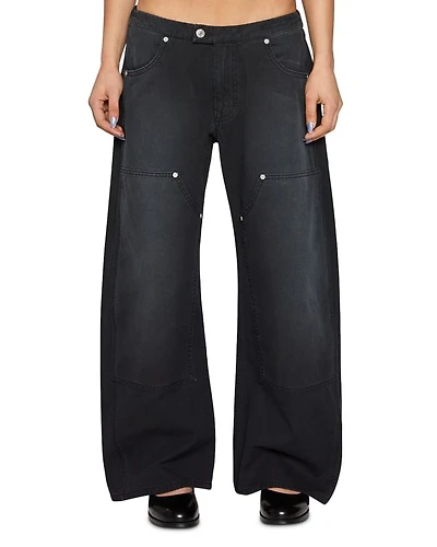 Jax Mid Rise Barrel Leg Pants