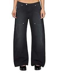 Jax Mid Rise Barrel Leg Pants