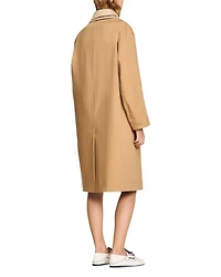 Embellished Trench Coat