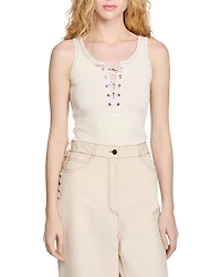 Lace Up Tank Top