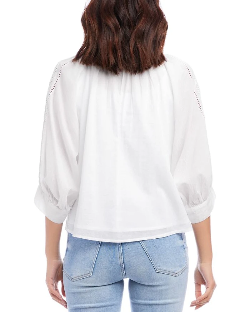 Lace Inset Blouse