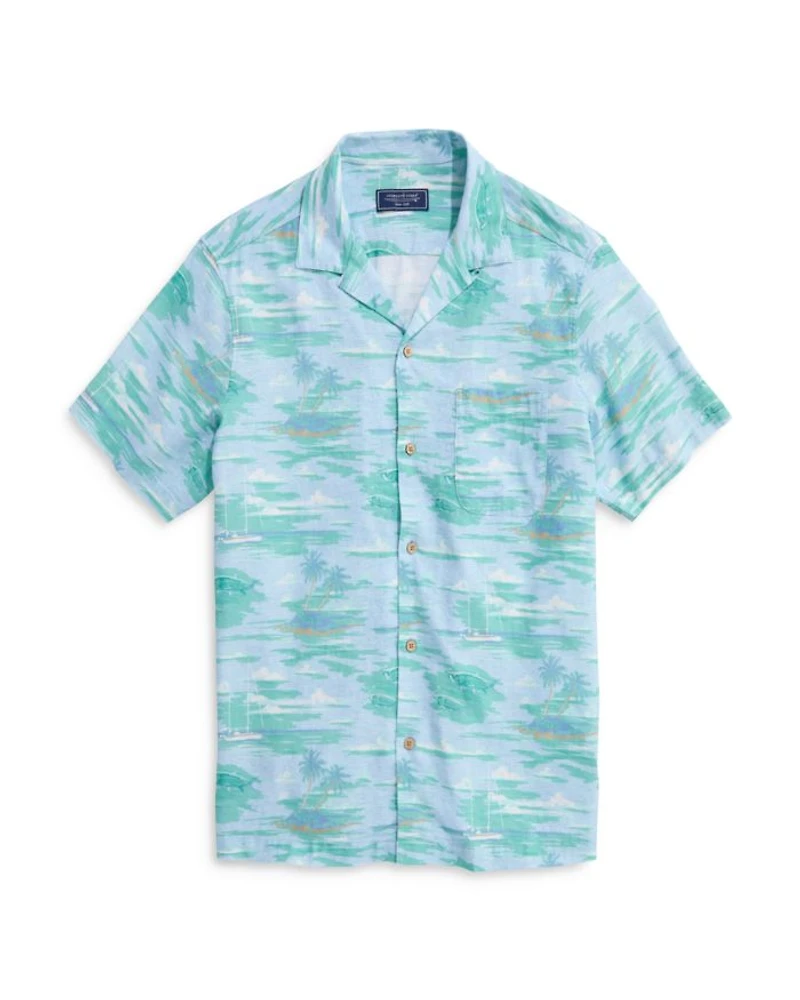 Island Life Regular Fit Short Sleeve Cabana Shirt