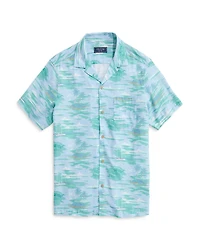 Vineyard Vines Island Life Regular Fit Short Sleeve Cabana Shirt