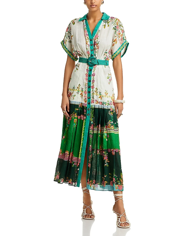 Saloni Riya B Linen Dress