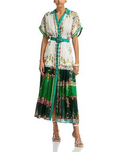 Saloni Riya B Linen Dress