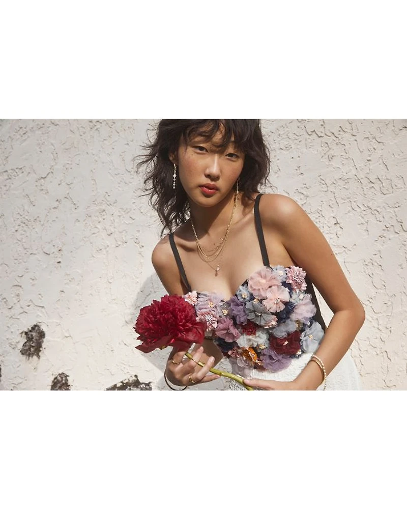 Mini Elisa Abbie Huggie Hoop Earrings