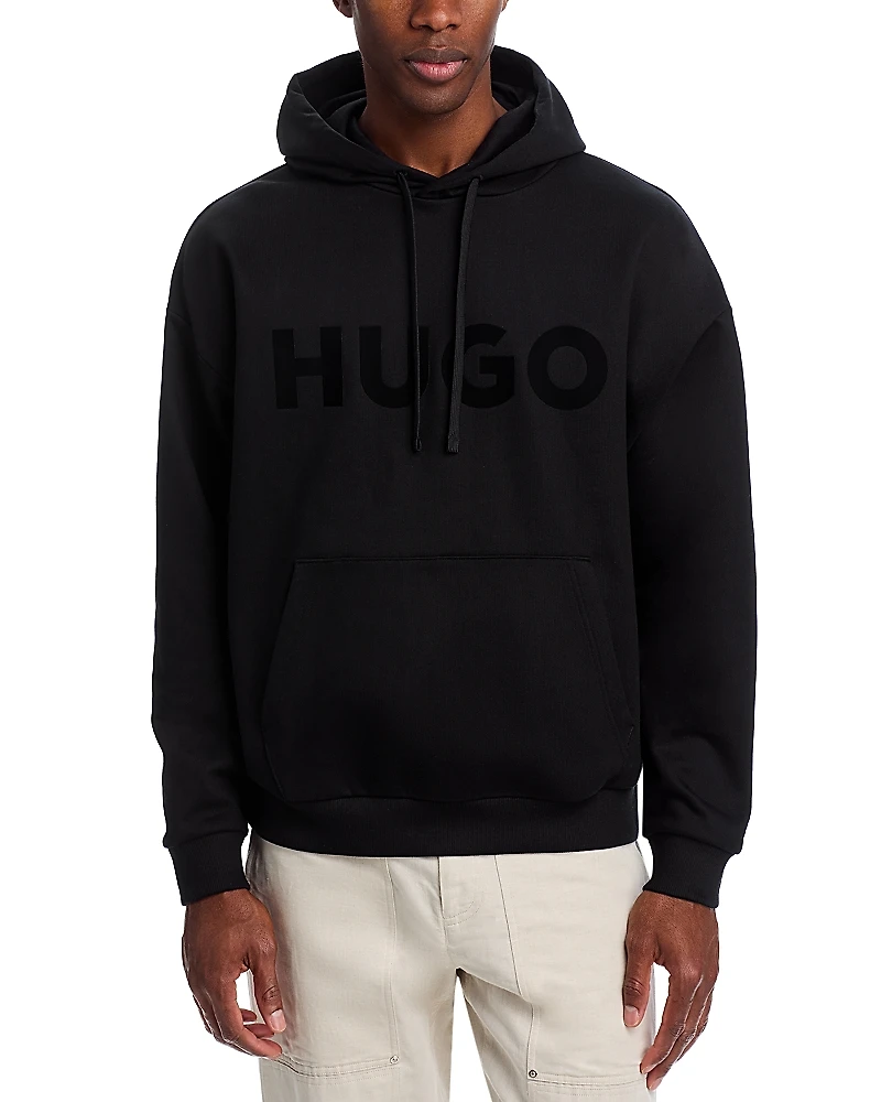 Hugo Ditchle Regular Fit Logo Hoodie