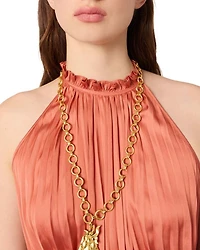 Sleeveless Pleated Tie Back Top