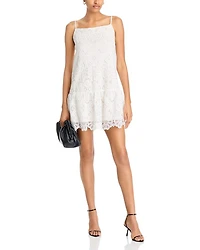 Lace Drop Waist Mini Dress - Exclusive