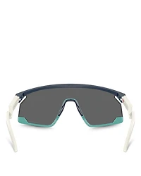 Bxtr Rectangle Shield Sunglasses, 139mm