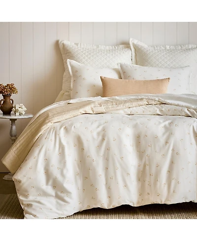 Domani Home Flora Linen 4 Piece Duvet Cover Set, Full