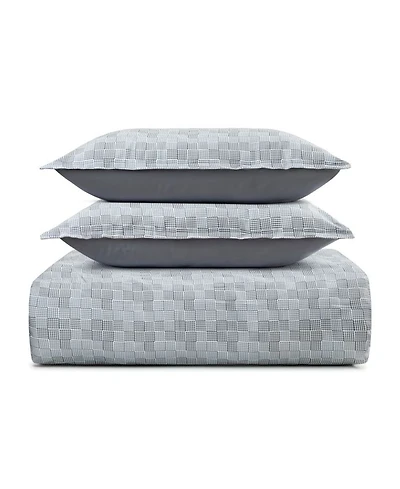 Tartan Linen 4 Piece Set, Queen