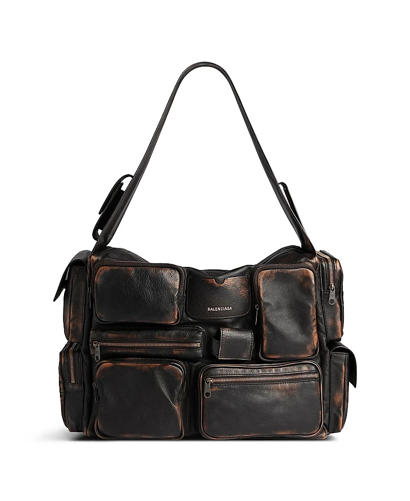 Balenciaga Superbusy Large Sling Bag Used Effect