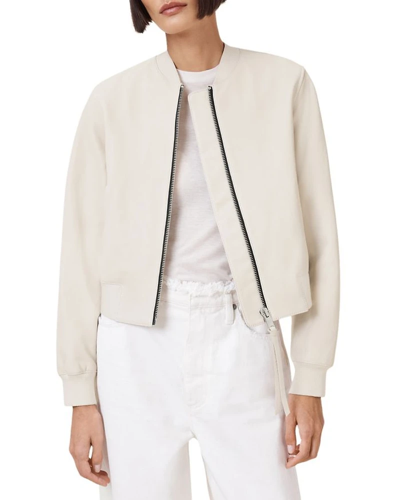 Orten Leather Bomber Jacket