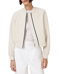 Orten Leather Bomber Jacket