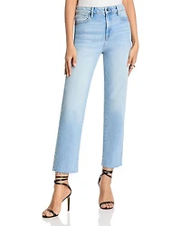 High Rise Straight Jeans