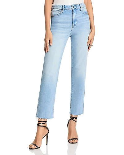 Aqua High Rise Straight Jeans