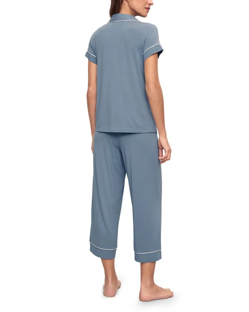 Gisele Short Sleeve Crop Pajama Set