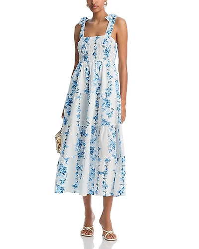 Aqua Empire Waist Maxi Dress - Exclusive