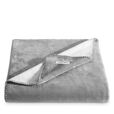Calvin Klein Modern Reversible Solid Throw