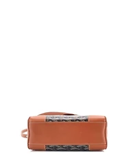 Mini Saigon Top Handle Bag Coated Canvas with Leather