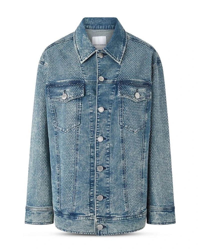 Dakar Giubbino Embellished Denim Jacket