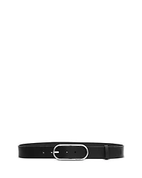 Women's Rounded Rebound Leather Belt