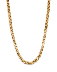 Roberto Coin 18K Yellow Gold Bold Gold Box Link Chain Necklace, 18