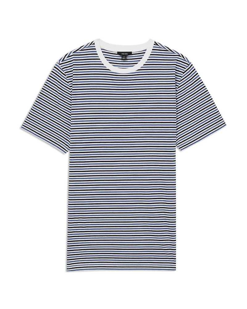 Regular Fit Mercerised Striped Tee