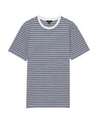 Regular Fit Mercerised Striped Tee
