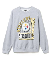 Junk Food Clothing Unisex Nfl Pittsburgh Steelers Backfield Crew Fleece Sweatshirt