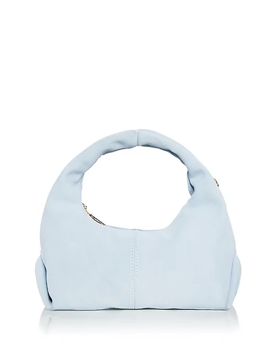 Aqua Suede Hobo Bag - Exclusive